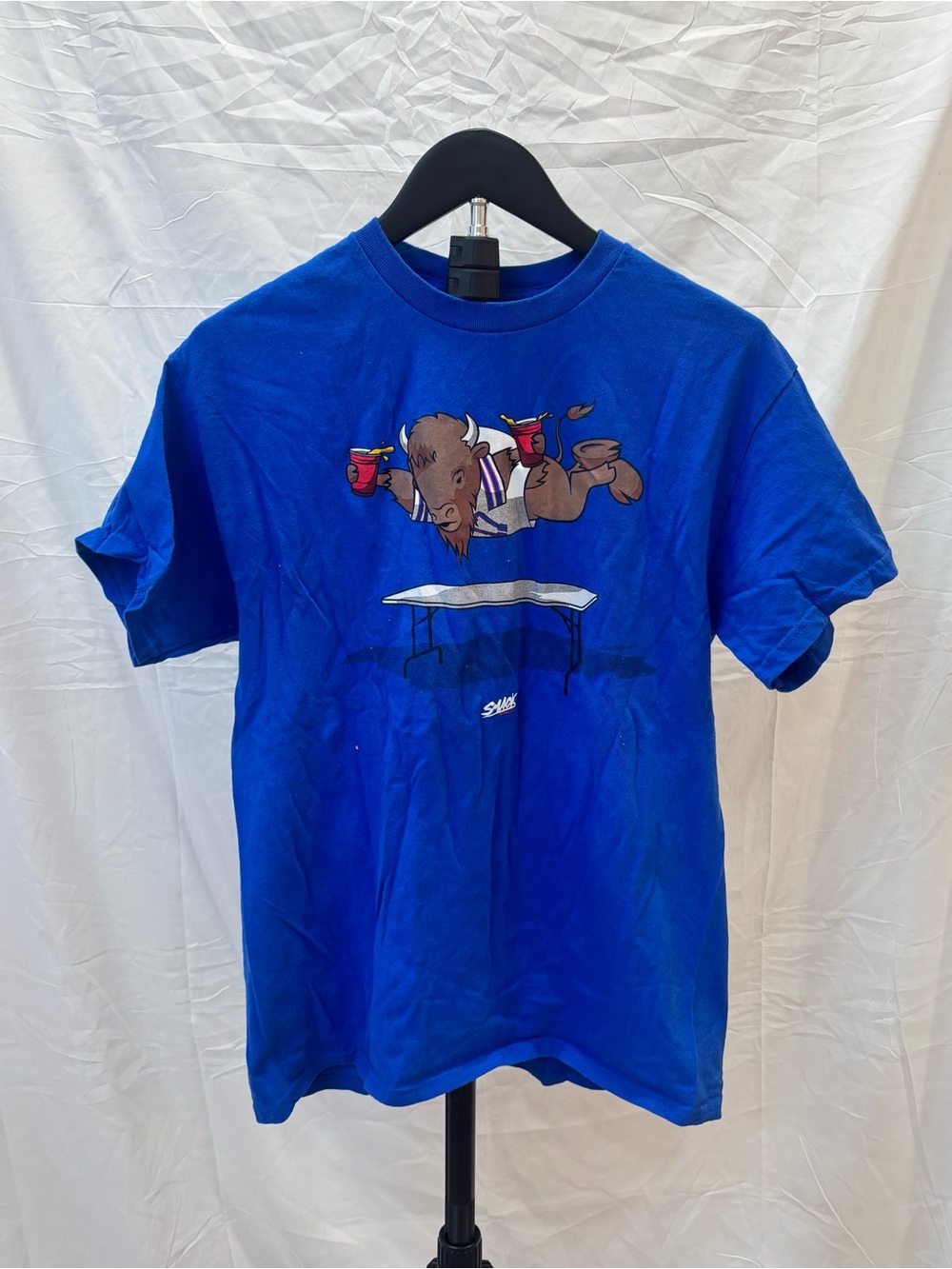 Buffalo Bills Mafia Table Jump Graphic T-Shirt Blue Size M